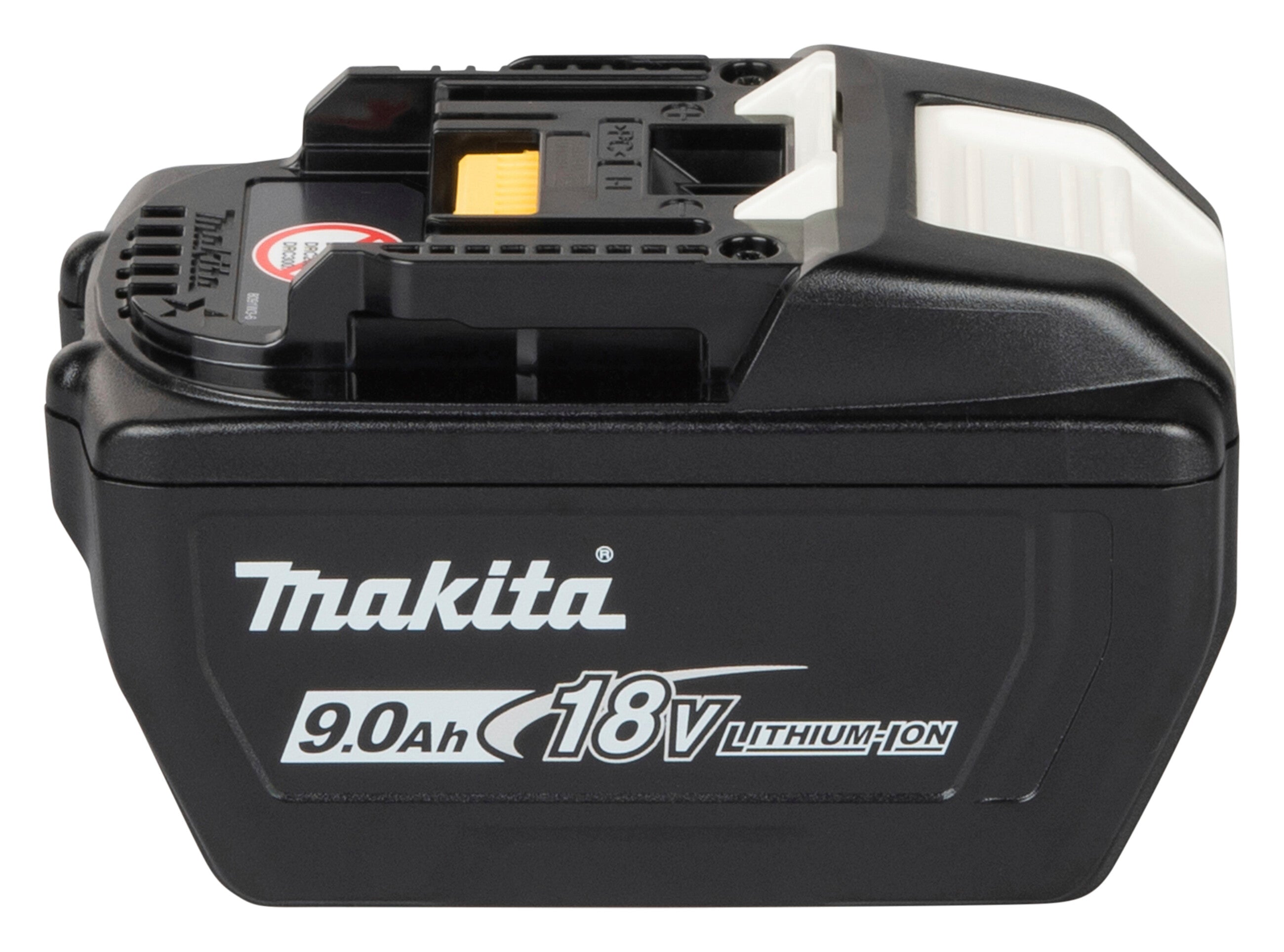 Makita 18V, 9,0Ah, Werkzeugakku, BL1890, 1915H4-0 Schiebeakku mit LED Ladestandanzeige