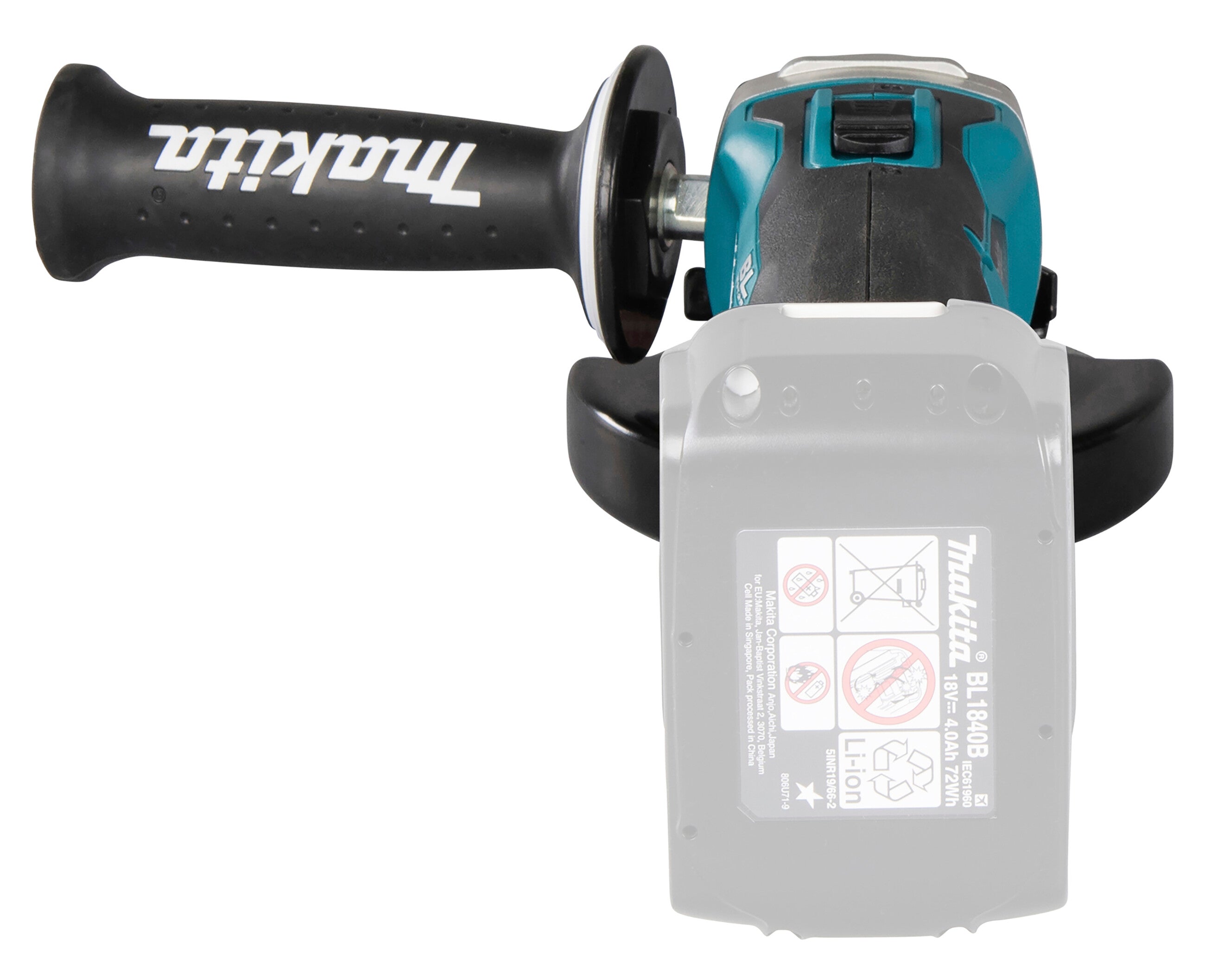 Makita Akku-Winkelschleifer DGA504Z 125mm, 18V ohne Akku & Ladegerät