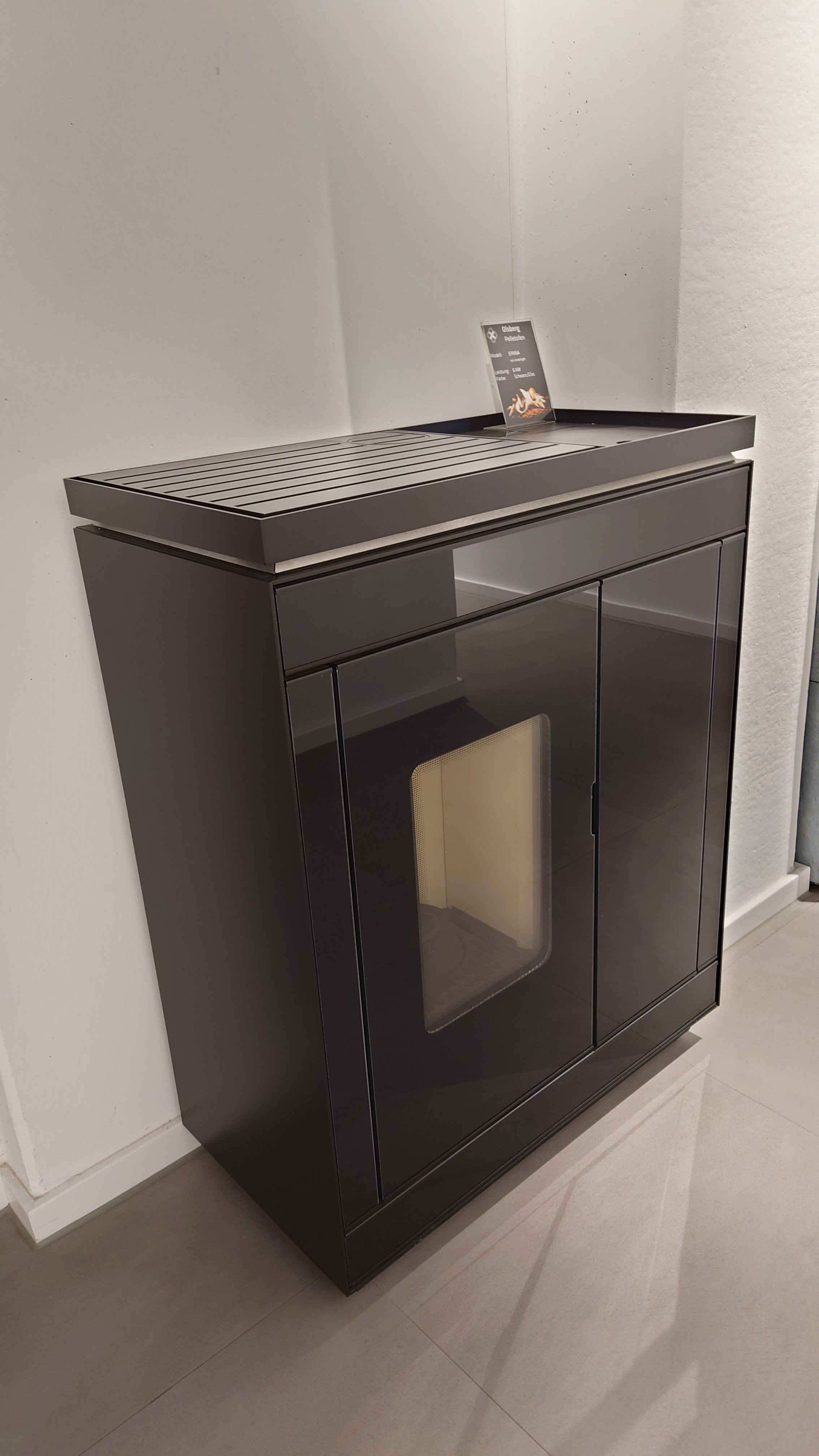 Olsberg Pellet-Kaminofen EPANA/ Glas Schwarz